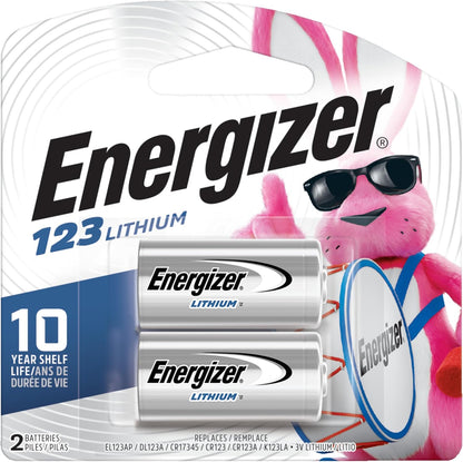 El123Apb-2 3 Volt Lithium Photo Battery, 0.32 Ounce, 123A 2 Count (EL123APB2)